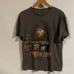Duck dynasty Gray Graphic T-Shirt